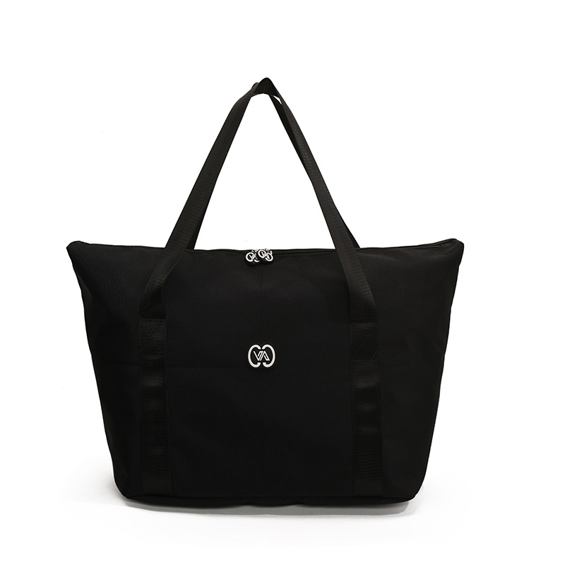 Large-capacity casual travel handbag made of Oxford fabric, lightweight and durable, yoga training bag cover, handle, business trip luggage bag Item Picture