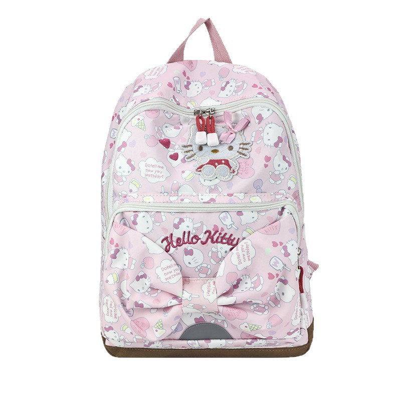 New cartoon and cute schoolbag for primary school students, large-capacity backpack, lightweight and waterproof, trendy backpack for middle and high school students Item Picture