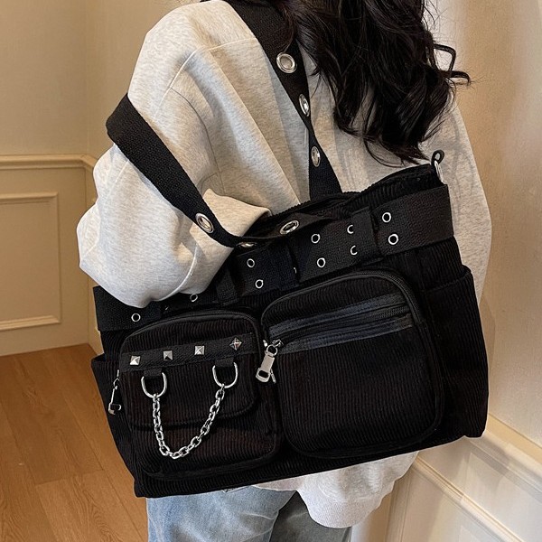 Cross-border trend down bag, single-shoulder women's bag, new Spring/Summer 2025 crossbody bag, crossbody women's bag, rivet bag full figure