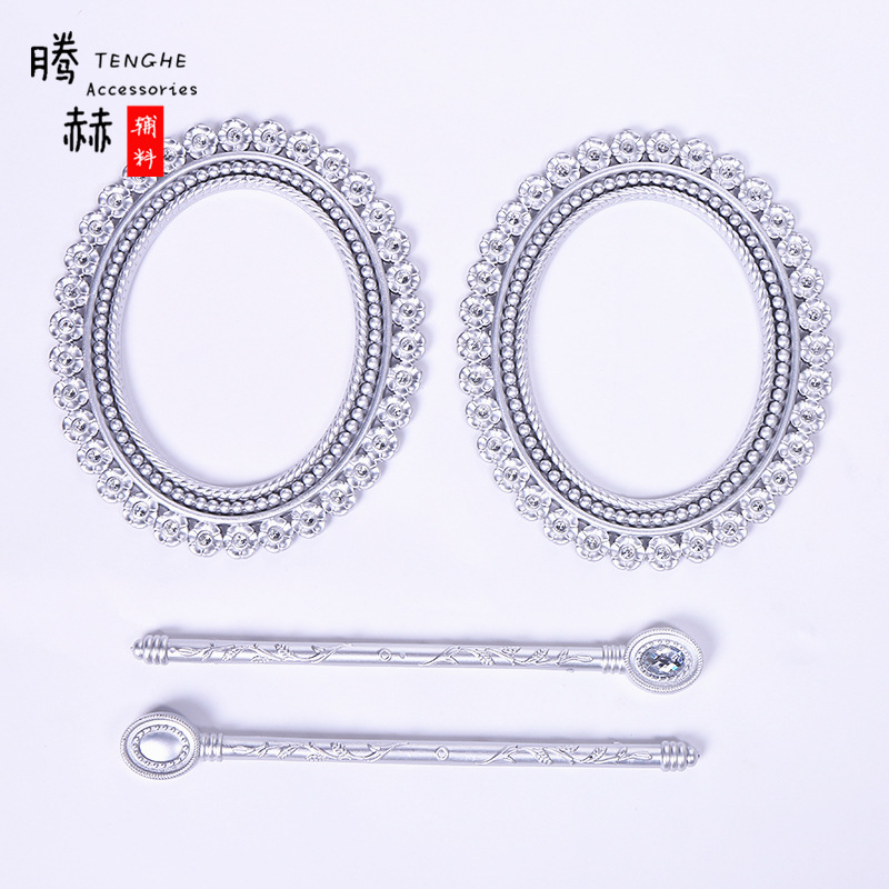 Wholesale supply of curtain clips, curtain rings, perforated rings, Roman rings, plastic hanging rings, drill rings and accessories from Yiwu manufacturers Specification drawing