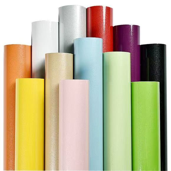 In-stock self-adhesive wallpaper, pearlescent baked paint glossy wallpaper, waterproof and moisture-proof renovation stickers for cabinets, wardrobes and tabletops details Picture