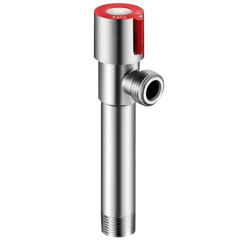 Wholesale 304 stainless steel Angle valve water heaters, toilets, household 4-inch cold and hot Angle valves, extended and extra-long stop valves Item Picture