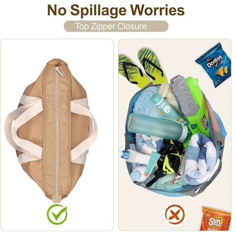 In-stock Amazon best-selling waterproof and sand-proof beach bag, women's handbag, travel, swimming, shopping and carrying tote bag Application Scenario
