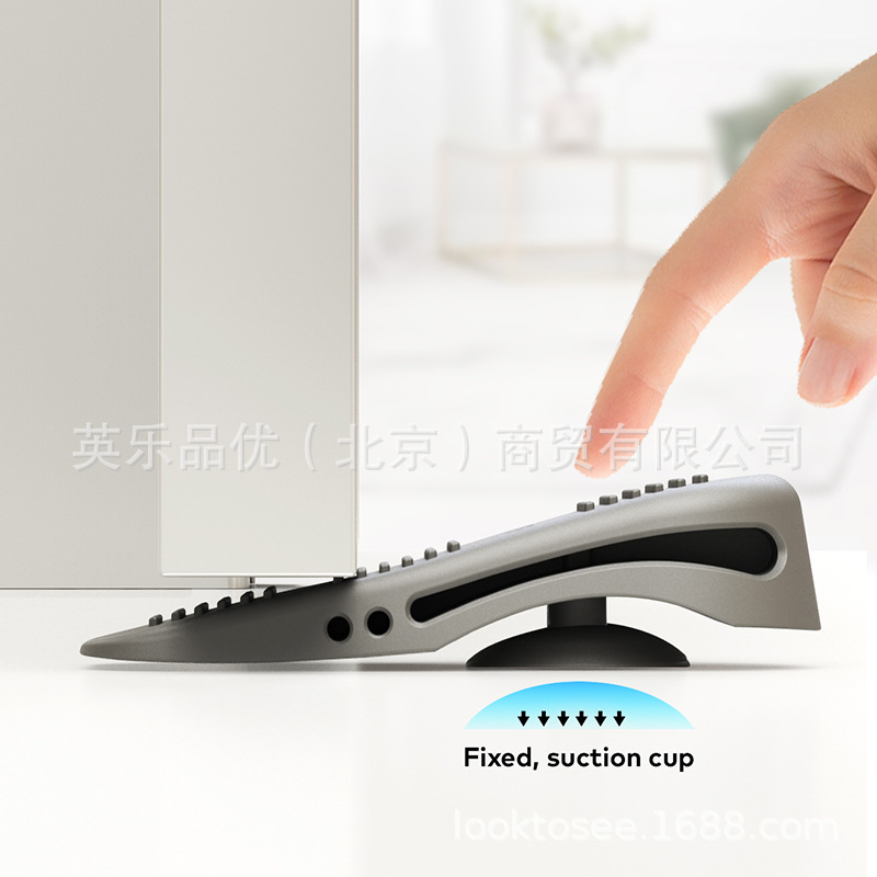 Door stopper, door stop, anti-collision rubber door stopper, windproof fixed top door, safety household door, door suction card, wedge, cross-border details Picture