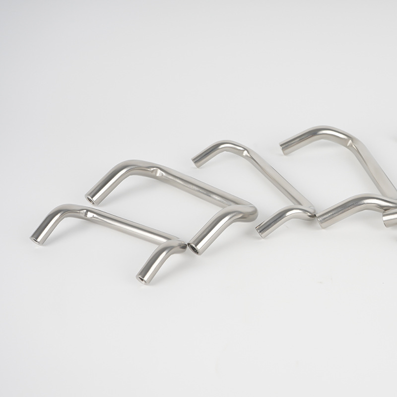 Stainless steel double bent handle, white steel distribution box drawer welded handle, industrial solid handle, stainless steel handle Application Scenario