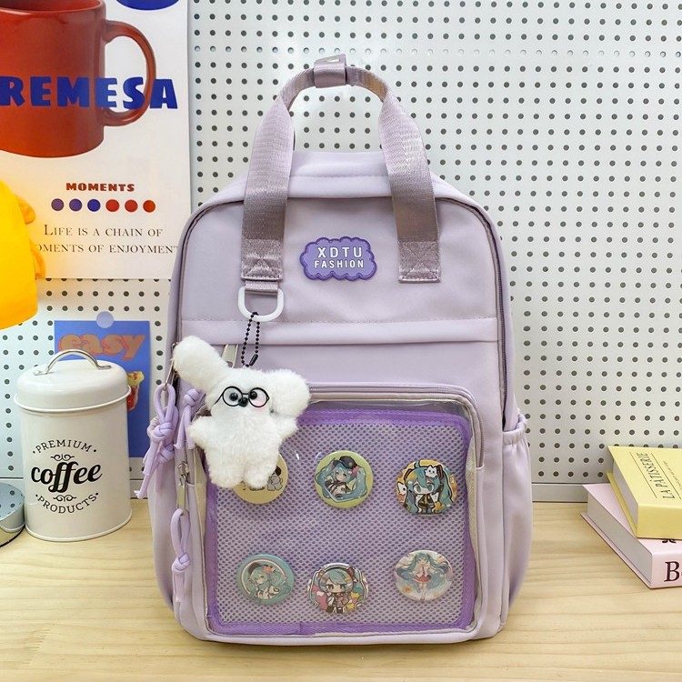 Japanese-style backpacks are versatile and have a high level of appearance. They are hand-held backpacks with a school style, soft and girlish bags, and large-capacity schoolbags Application Scenario