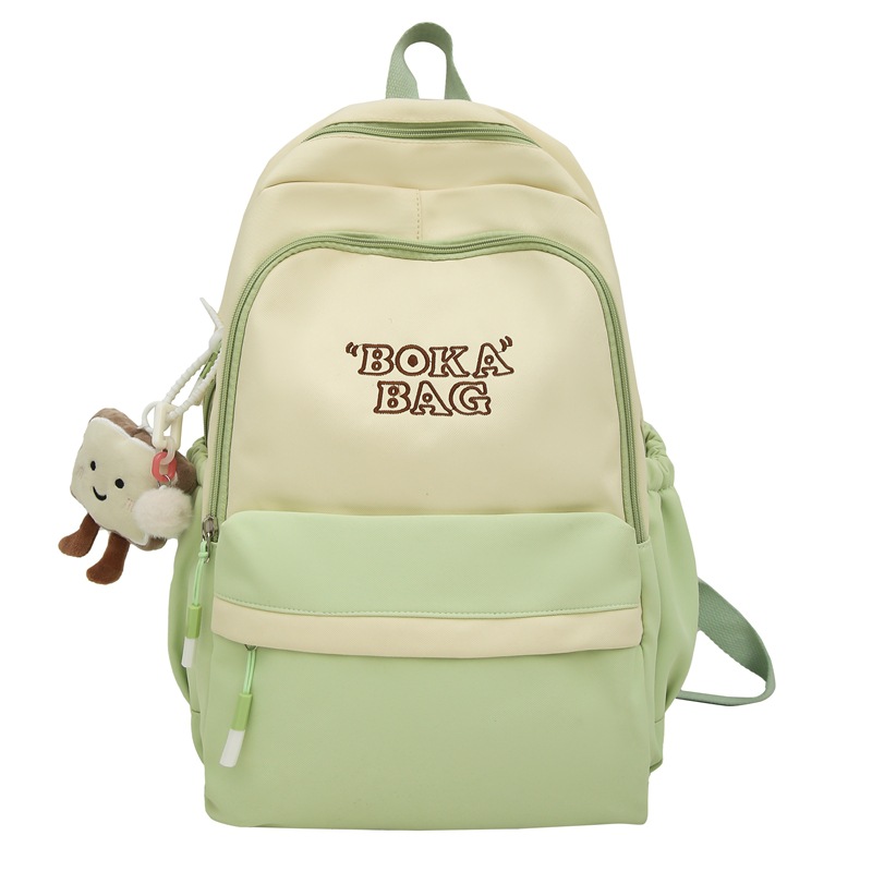 Cross-border schoolbag, original and niche design for junior high school and senior high school students, large-capacity new backpack, travel lightweight backpack Item Picture