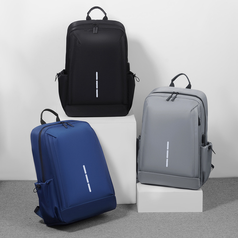 Cross-border business men's high-end waterproof computer bag, lightweight and large-capacity backpack, business trip and commuting travel backpack details Picture