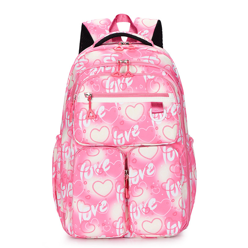 Refrigerator-style door student schoolbag for women, lightweight, large-capacity, lightweight, dreamy backpack, fashionable storage letter backpack Specification drawing