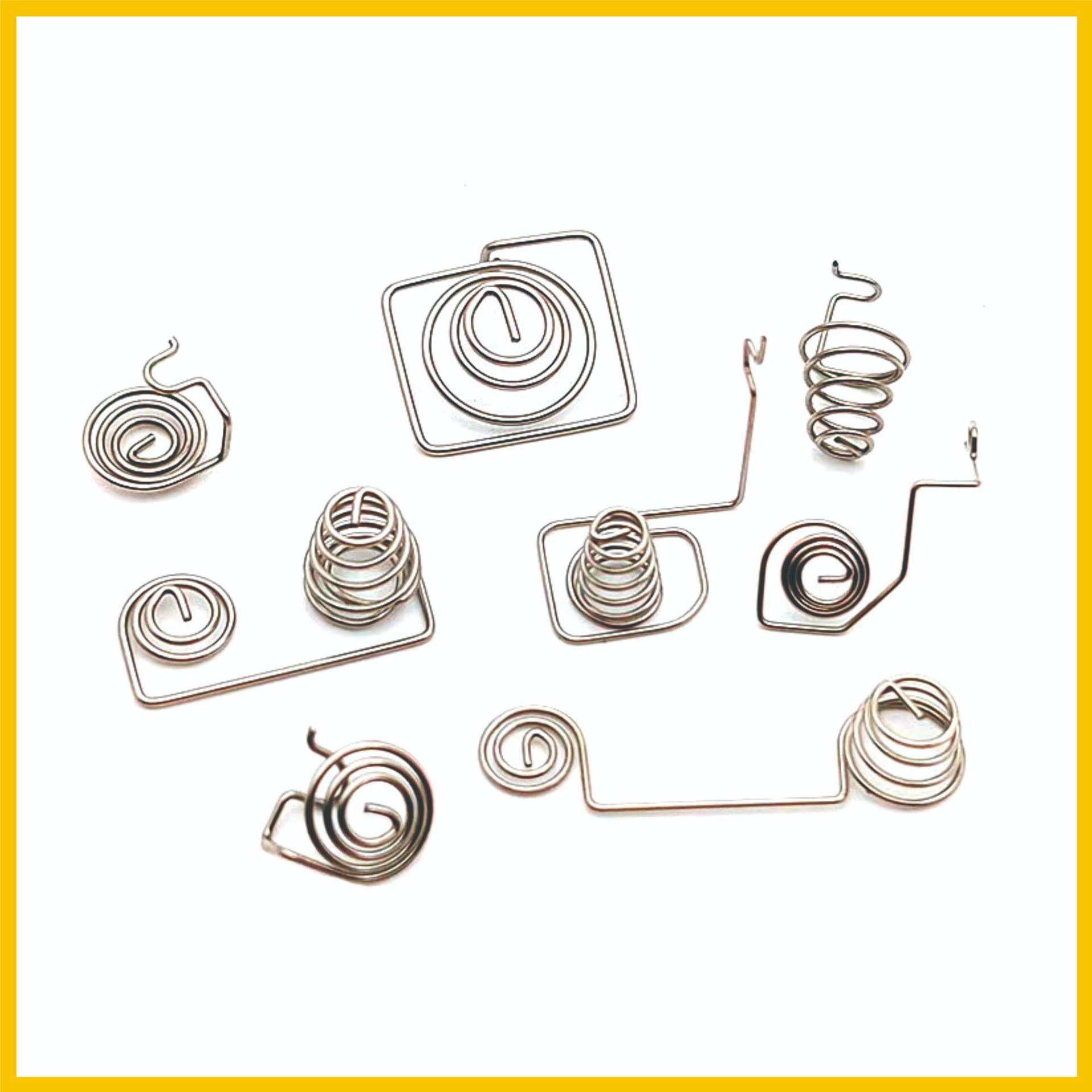 Make tower springs, conical springs, large and small head springs, stainless steel tower springs and pagoda springs according to the drawings and samples details Picture
