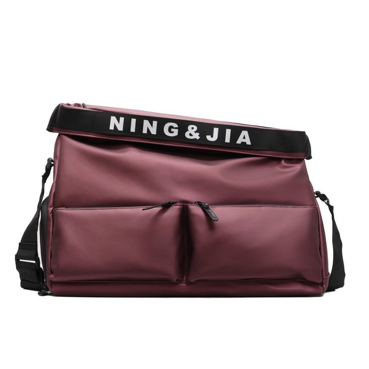 Fashionable and lightweight hand-held travel bag, women's dry and wet separation sports and fitness bag, Korean-style trendy and versatile crossbody carry-on bag Item Picture