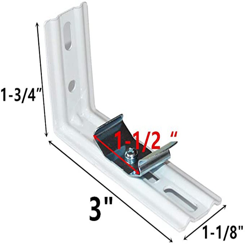 Cross-border retail curtain installation code accessory set, vertical blinds, vertical blinds, side installation, top installation code installation bracket full figure