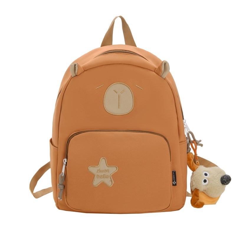 The new fashionable and simple schoolbag has a high appearance level. It is a cute cartoon backpack with Japanese shoulders for children and primary school students to go out for leisure Item Picture