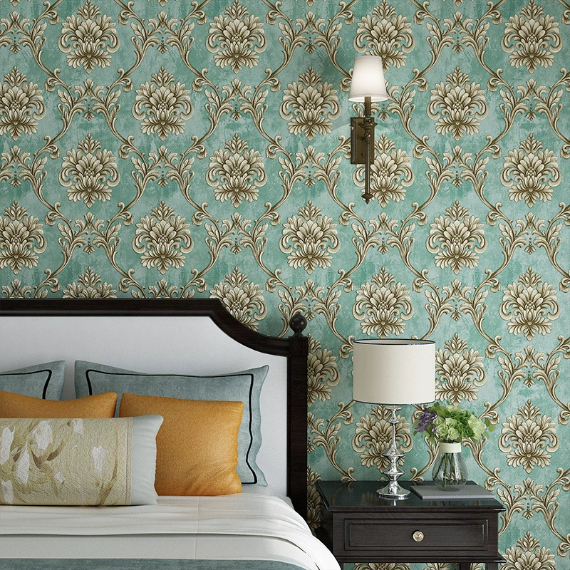【 Manufacturer 】 Cross-border precision pressed non-woven fabric self-adhesive wallpaper, 3d stereoscopic bedroom, living room, TV background, wall stickers Specification drawing