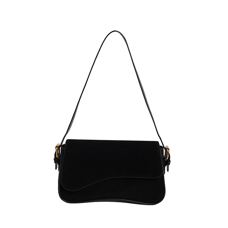 Cross-border Women's bag 2024 New retro matte fashionable underarm bag, simple and trendy, versatile, hand-held crossbody small square bag Item Picture