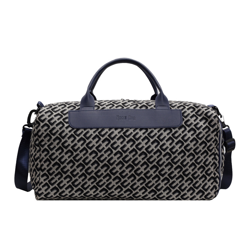 Autumn new large-capacity travel bags with fashionable prints, short business trip luggage bags, and dry-wet separation sports and fitness bags Item Picture