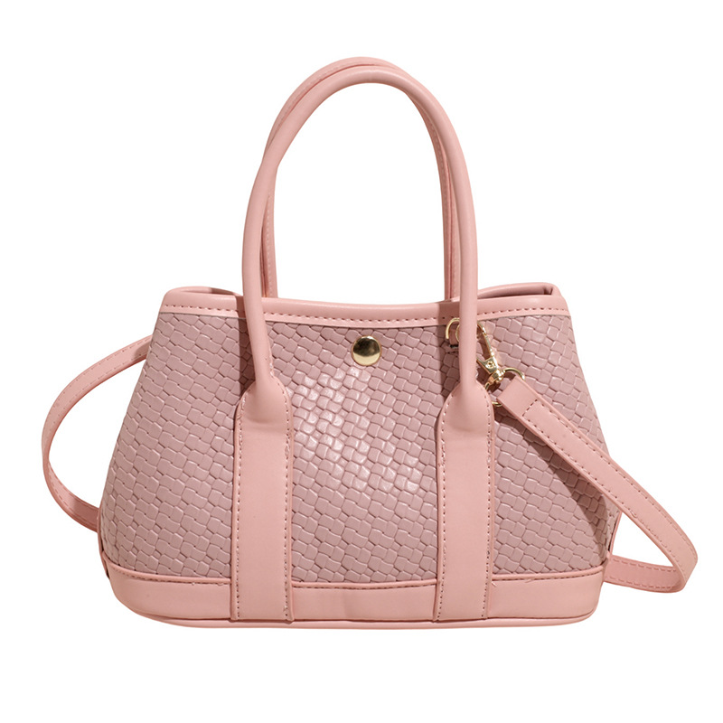 Korean niche design handbag, simple commuting single-shoulder bag, women's 2025 summer trendy new solid color crossbody bag Item Picture