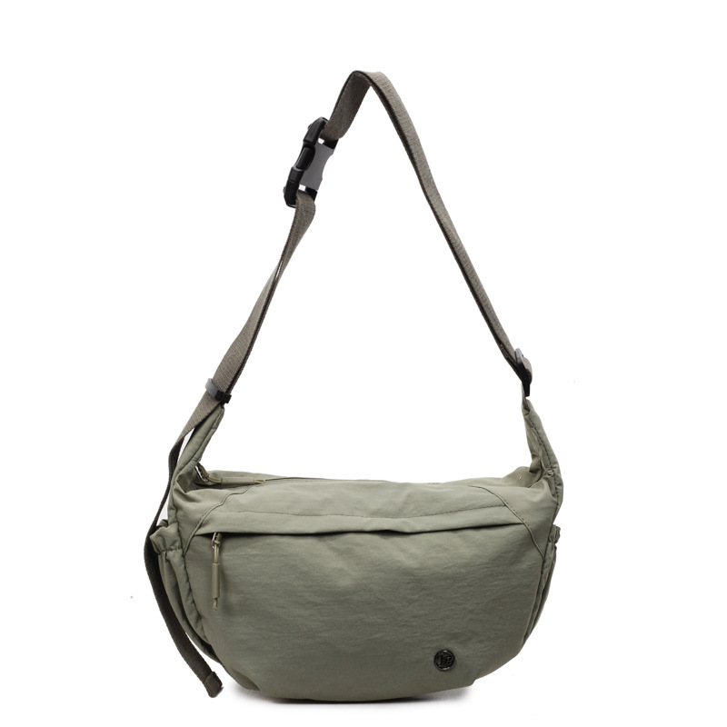 A new lightweight crossbody bag with a large capacity nylon bag for women, a casual and sporty dumpling bag for commuting to work Item Picture