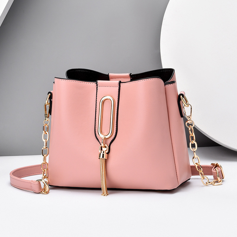 New 2022 solid color chain bag, fringed single-shoulder crossbody bag, trendy foreign trade consignment Specification drawing