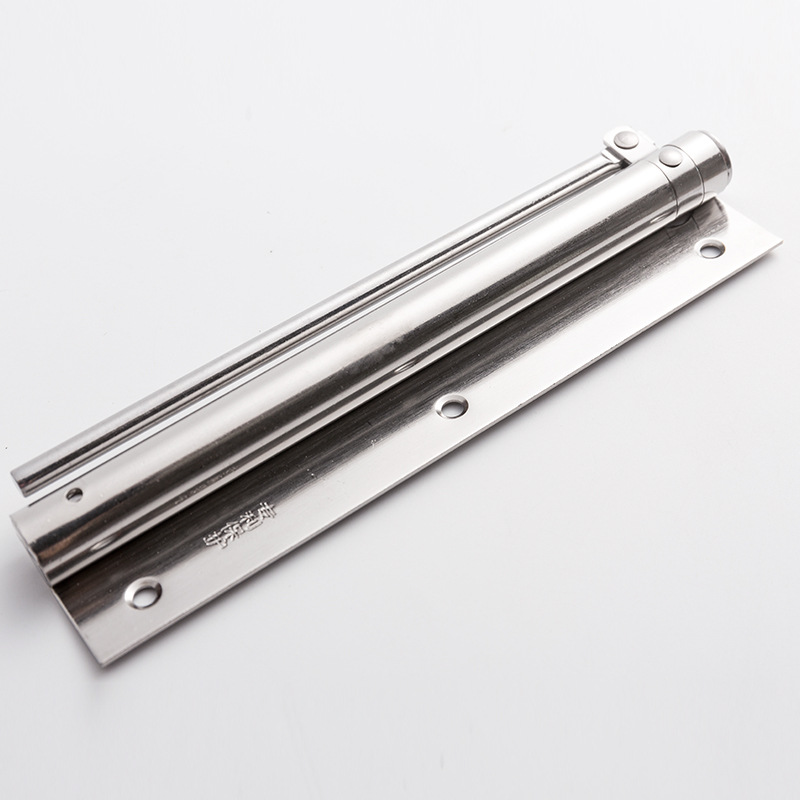 Stainless steel door closer, automatic door closer, invisible door, spring buffer door closer, household light and simple door closer Application Scenario