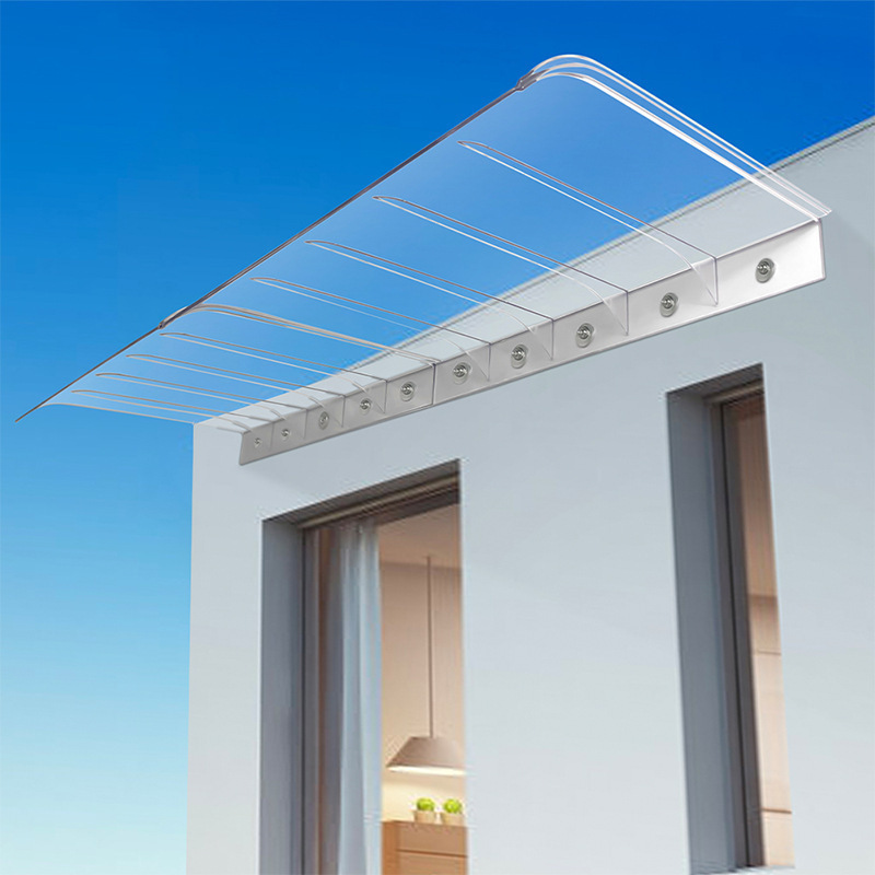 Invisible and transparent awnings, rain shields, Windows, eaves, balconies, sunrooms, sunshades, rain shelters, and courtyard rain protection Application Scenario