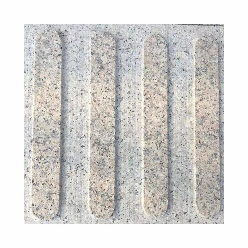 Sesame grey blind path slabs, outdoor engineering dot blind path slabs, granite pedestrian walkway strip guide stones Item Picture