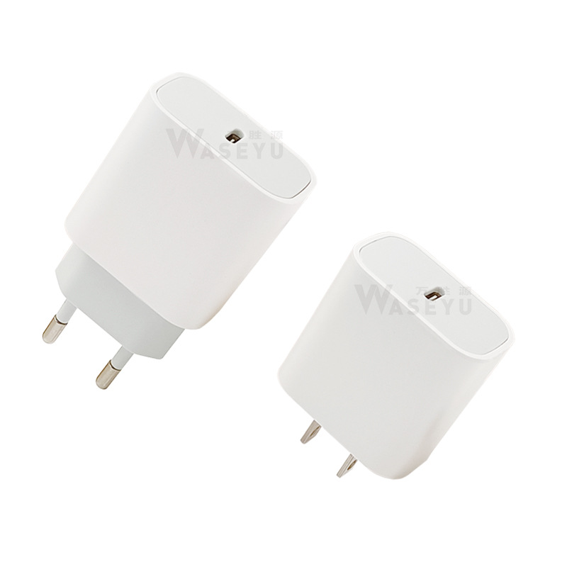 20W charger, European standard PD data cable, suitable for iPhone 15 mobile phone tablet Type-C fast charging mobile phone charger Item Picture