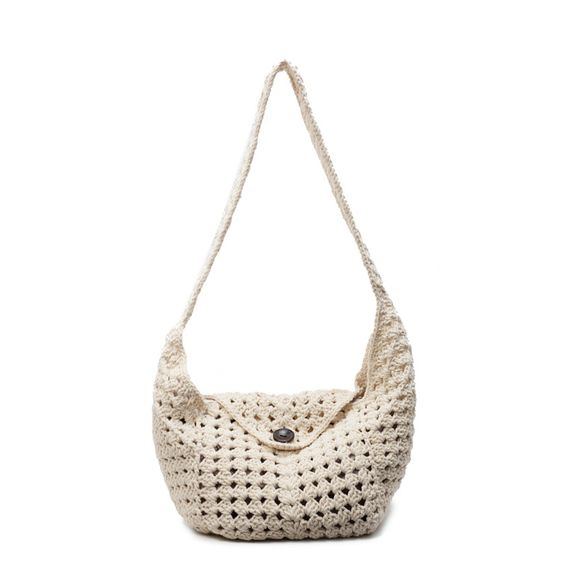 This is a new trendy and fashionable underarm bag for women with a single shoulder, laid-back and casual style in 2025. It features a large capacity woven style and is versatile Item Picture