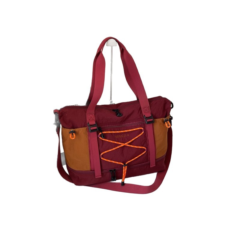 New cross-border large-capacity hand-held travel bag, outdoor lightweight casual sports and fitness bag, fashionable Korean-style swimming bag Item Picture