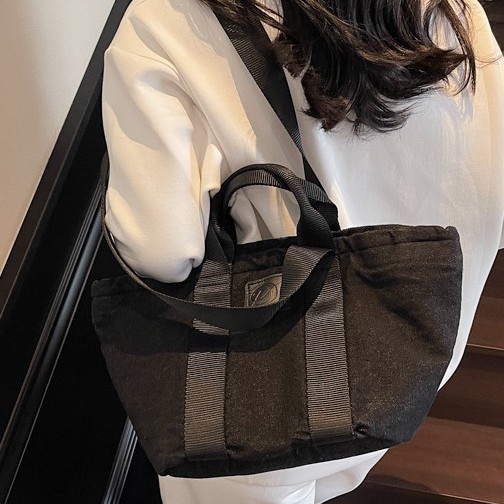 High-quality large-capacity bags, Japanese tote bags, denim handbags, crossbody bags, single-shoulder bags, universal luggage bags details Picture