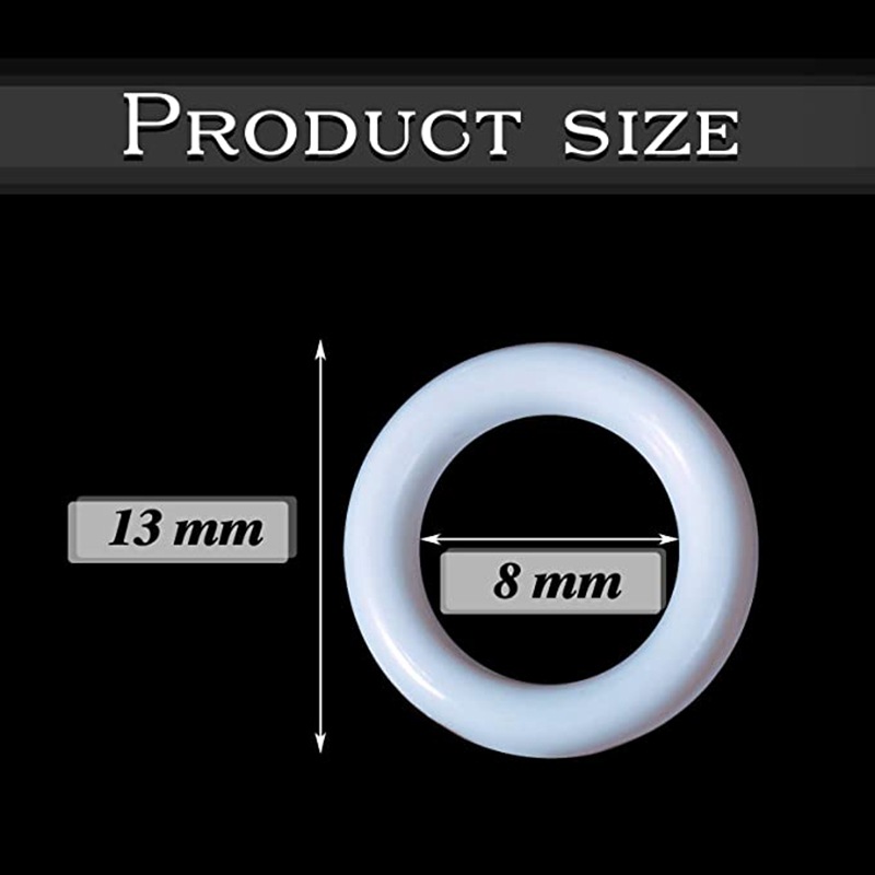 Cross-border wholesale of 100 sets of white Roman ring DIY blinds and curtain accessories Specification drawing