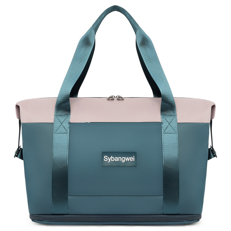 Wholesale of short-distance business trip bags, fitness bags, large-capacity yoga bags, and large-capacity outdoor expandable handbags Item Picture