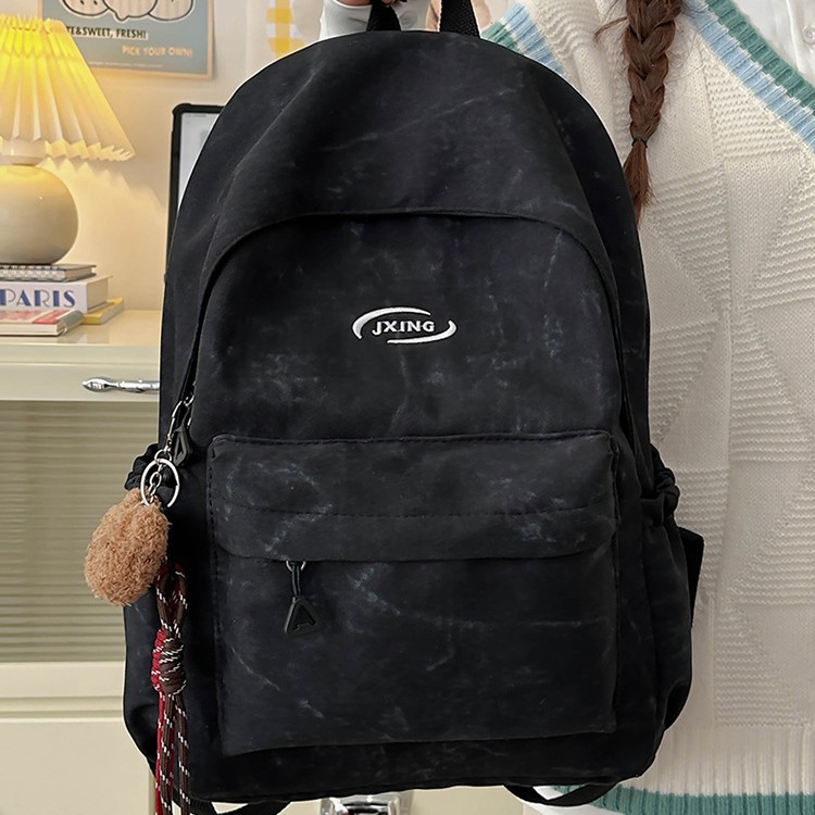 Japanese-style tie-dyed schoolbag for girls, Korean-style fashionable, versatile and lightweight backpack, a schoolbag for junior high school girls in class Application Scenario