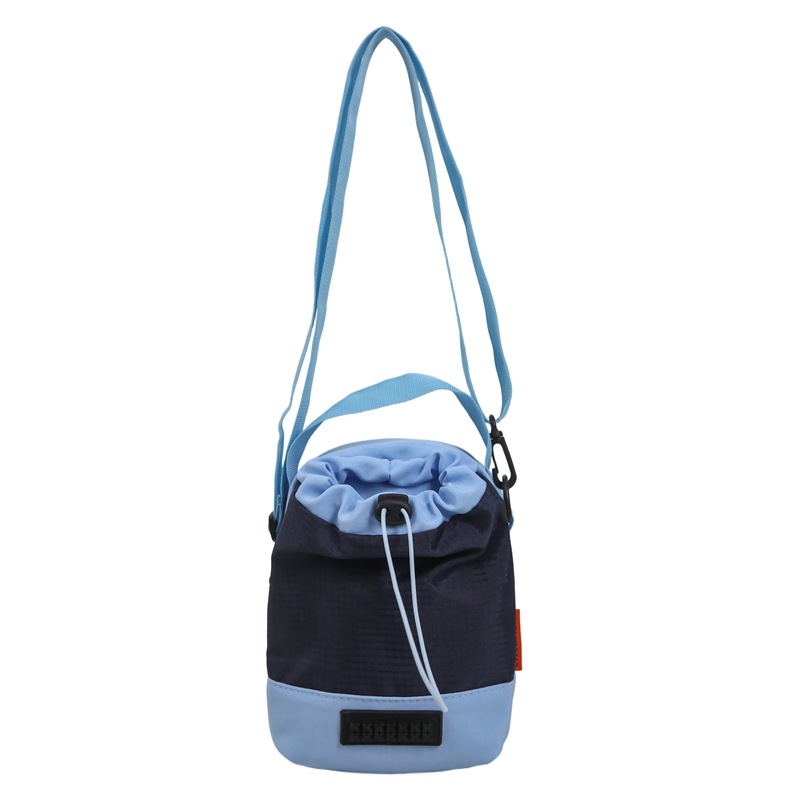 Cross-border color-blocking water cup bag, large-capacity multi-layer lightweight travel water cup bag, single-shoulder crossbody bag, bucket bag, clutch bag Item Picture