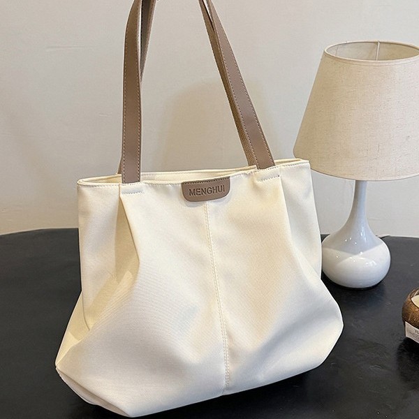 Large-capacity fashionable Korean-style commuter bag for women, new autumn 2024 stylish handbag, fabric tutorial tote bag full figure