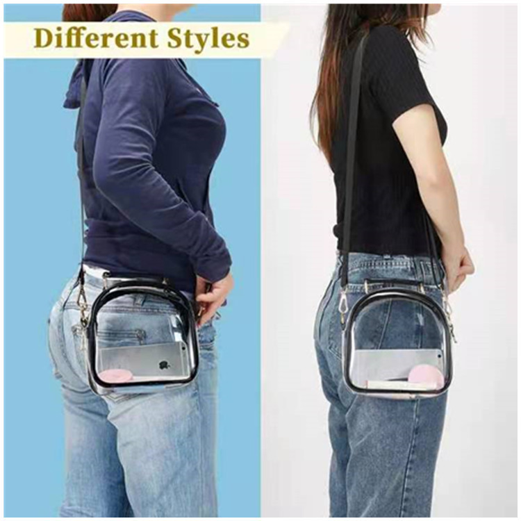 Amazon's new women's wallet stadium approval transparent portable large-capacity handbag factory direct sales details Picture