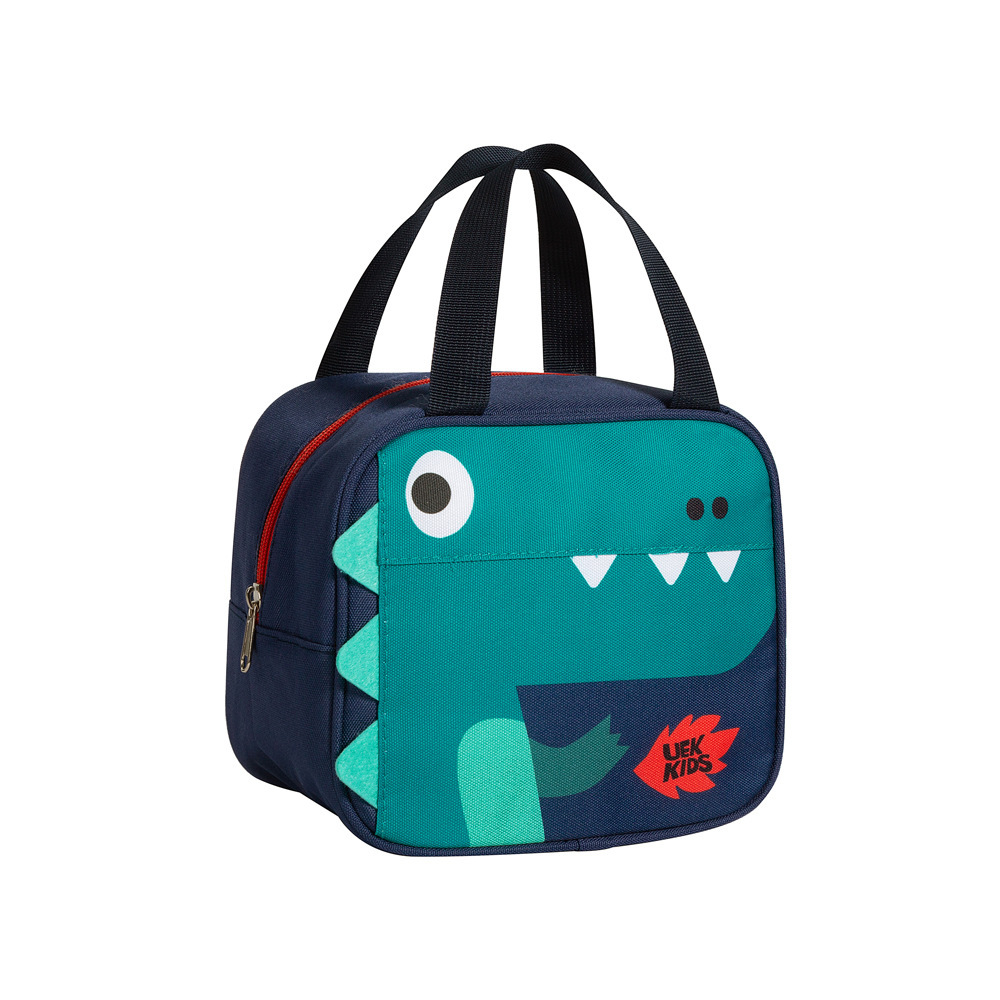 Cross-border best-selling children's cartoon unicorn lunch box bags, cute dinosaur hand-held Oxford cloth insulated bags in stock Item Picture