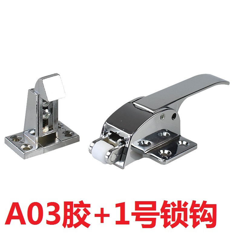Adjustable oven door lock, freezer lock, snap handle, cold storage door lock, oven lock, flat door handle, oven accessories Application Scenario