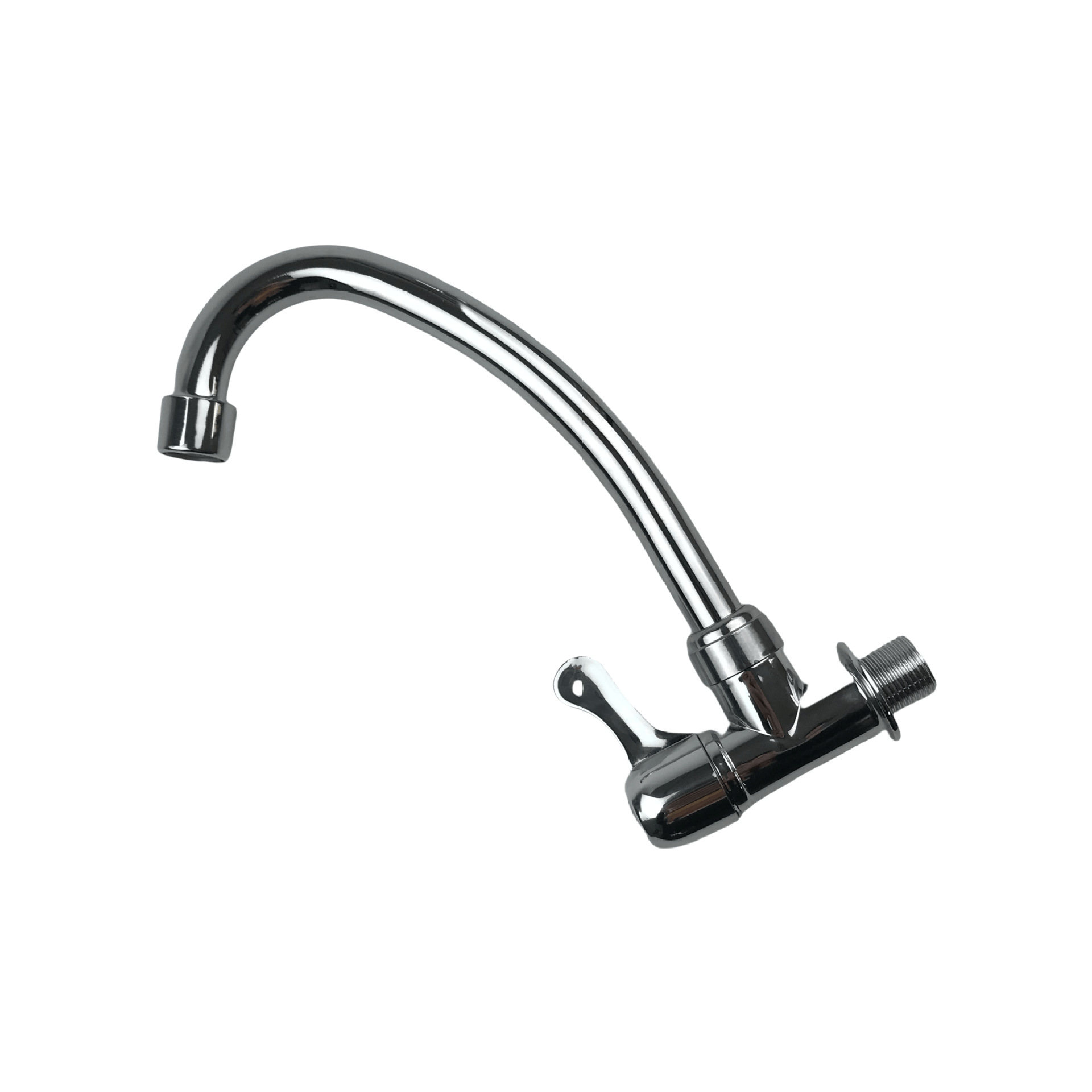 Horizontal sink, sink, single cooling faucet, kitchen wall-mounted faucet factory Specification drawing