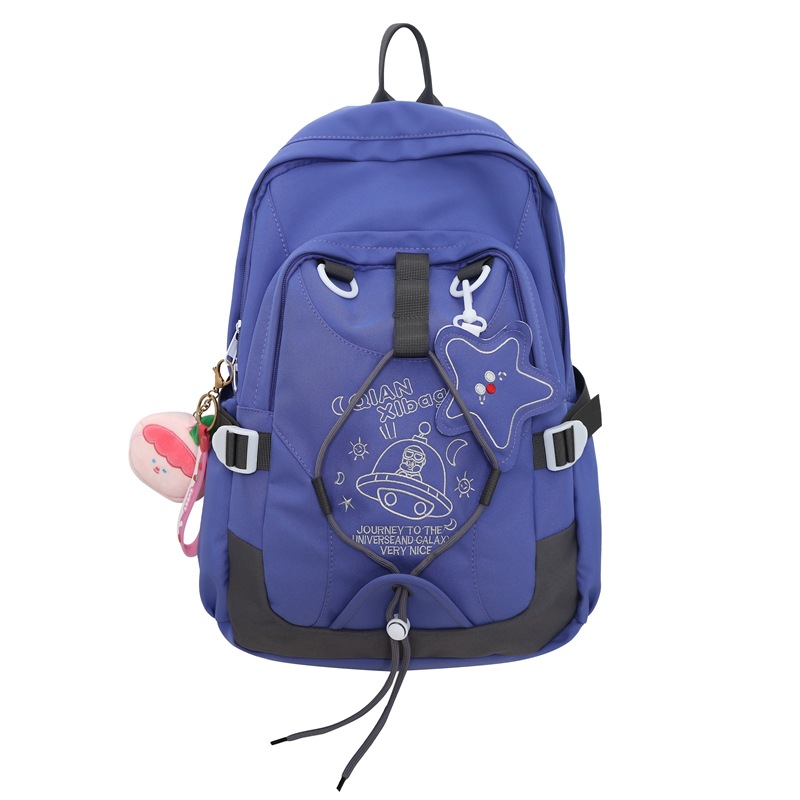 Korean version large-capacity cute milk candy student backpack, light and sweet rest and travel backpack, junior and senior high school schoolbag Item Picture