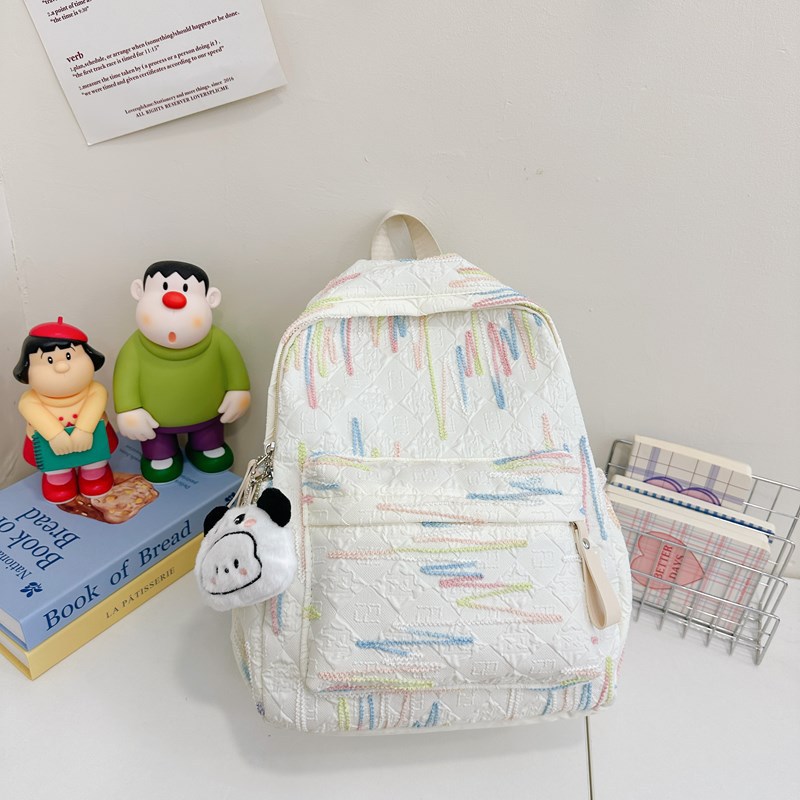Cross-border primary school students' schoolbags are simple, cute, lightweight, travel and study bags, children's backpacks, new high-appearancelevel backpacks Specification drawing