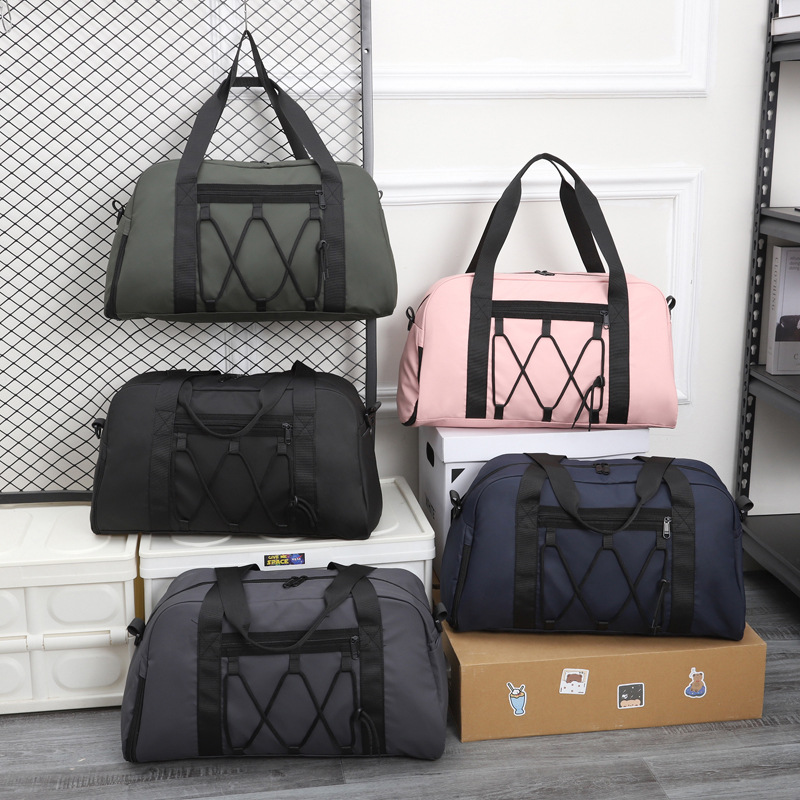 Cross-border large-capacity travel bag, sports yoga fitness crossbody bag, portable and trendy luggage bag for men and women on business trips details Picture