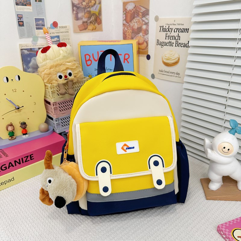 Kindergarten schoolbags for boys and girls, primary school students, babies, super lightweight study and research bags, back support, first grade backpack details Picture