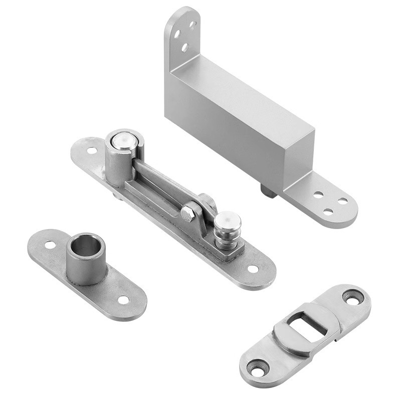 Buffer floor hinge hydraulic 360 rotating shaft silent adjustable heavy-duty wooden door invisible door automatic rebound rotating shaft Item Picture