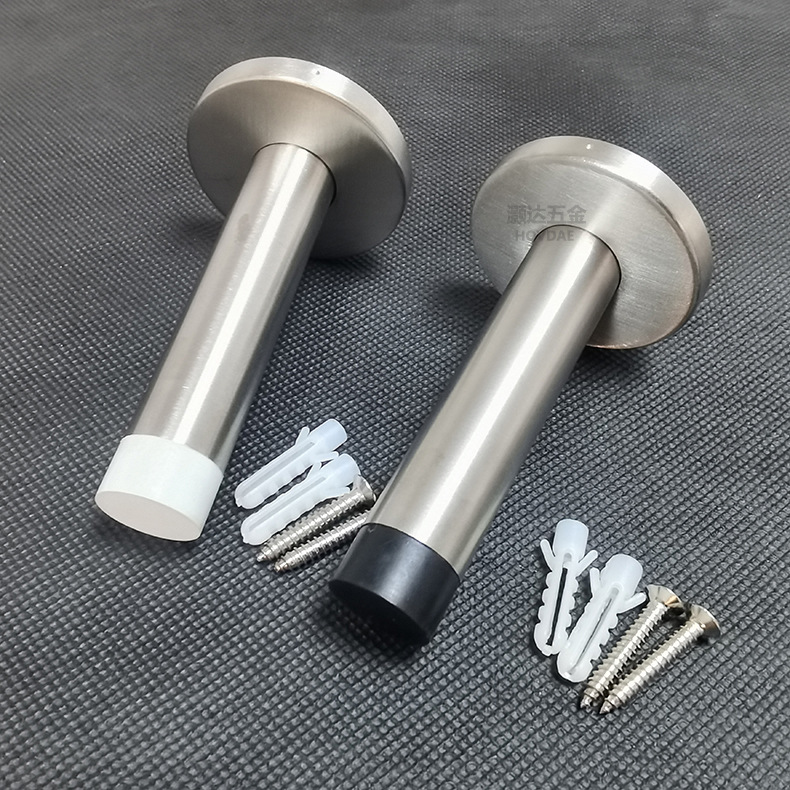 Bathroom door stopper, wall top guard, door limiter, rubber extended door top, 304 door stop, stainless steel anti-collision door bump Application Scenario