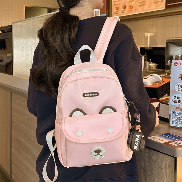 New cute and lightweight travel backpack, Japanese-style Instagram student casual mini backpack, versatile backpack for girls full figure