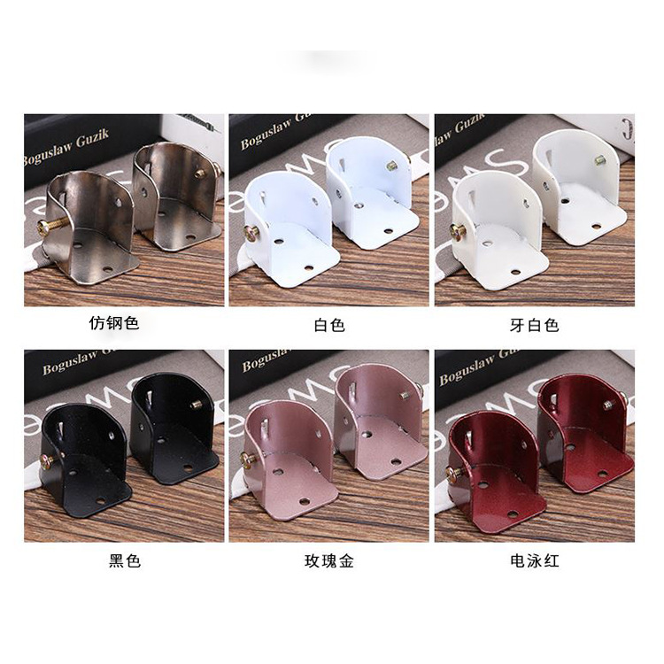 Curtain accessories, bath curtain rods, flange seats, towel round pipe seats, home decoration hanging cabinets, clothes racks, flange heads, manufacturers Application Scenario