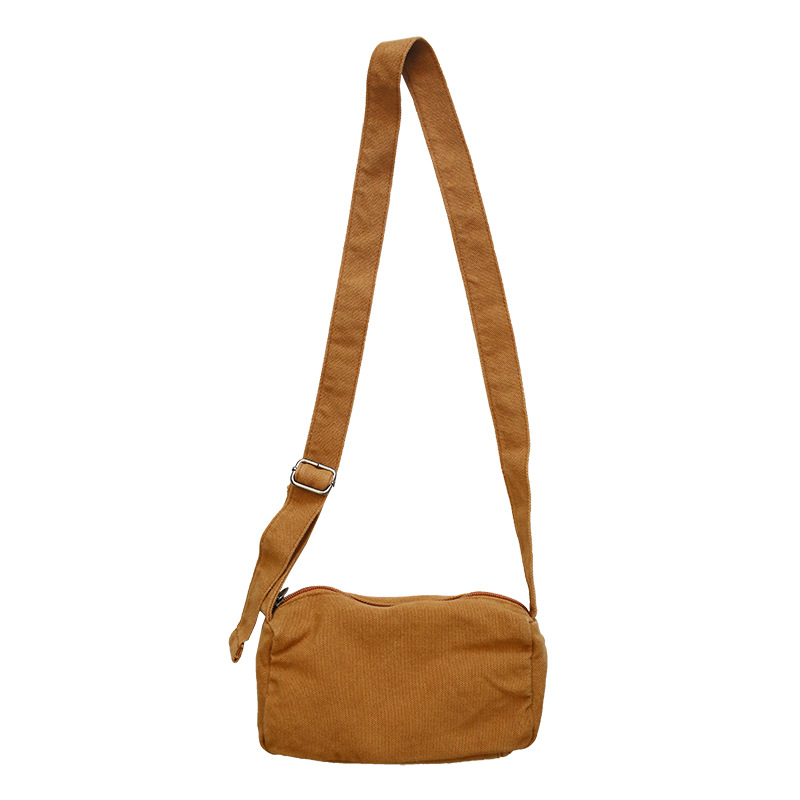 Artistic Sail Bag 2020 New style single-shoulder bag, sporty crossbody bag, cylindrical small bag, simple and trendy casual bag for women Item Picture