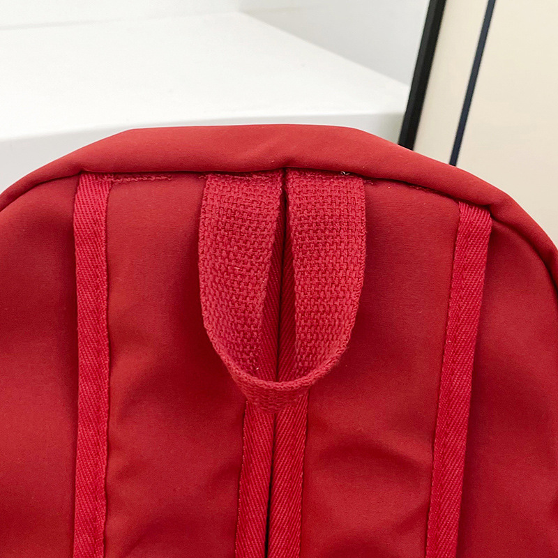 Trendy College student schoolbag, sporty fashion, large-capacity casual backpack, outdoor travel backpack details Picture