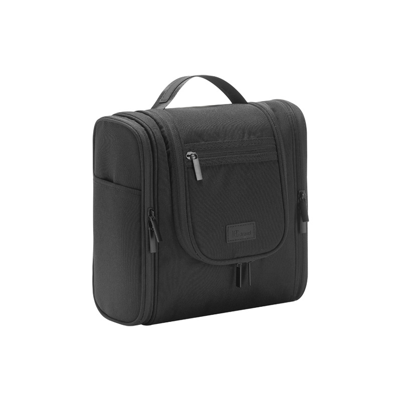 Multi-functional double-opening washbasin, large-capacity travel storage bag, hand-held hook washbasin bag, water-resistant, thickened hand-held Item Picture